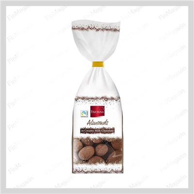 Миндаль в молочном шоколаде с какао Favorina 200 гр