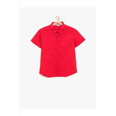 Красная рубашка для мальчика 8YKB66458GW