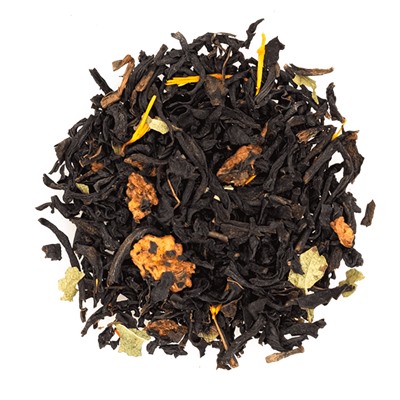 Клубника со сливками Черный ароматизированный чай