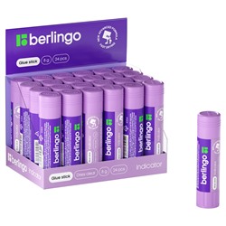 Клей-карандаш Berlingo "Indicator"  8гр. (K1514) с цветым индикатором