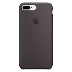 Силиконовый чехол для iPhone 7 Plus / 8 Plus темно-серый