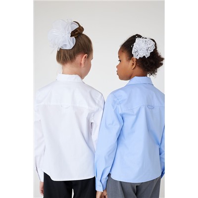Блуза белого цвета для девочки 039 ш24