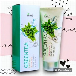 [EKEL] Интенсивный крем для рук с зеленым чаем, Green Tea 100 мл