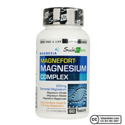 Suda Vitamin Magnesium Complex 60 Tablet Цитрат магния, Бисглицинат магния, Магния малат