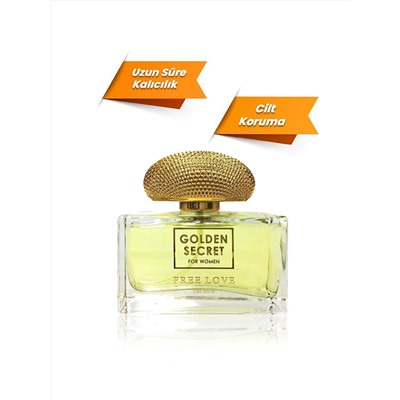 Женские духи Free Love Mixed Golden Secret EDP 100 мл