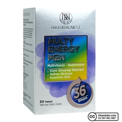 NaturalNest Multi Energy Men 30 Tablet