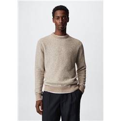 Jersey lana textura -  Hombre | MANGO OUTLET España