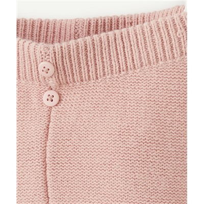 LEGGING BÉBÉ EN MAILLE ROSE