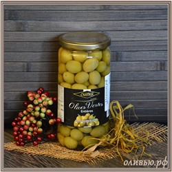 Оливки зеленые с косточкой CARTIER 665 гр (Марокко)