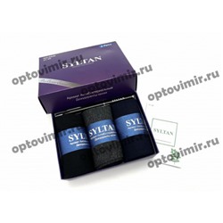 Носки мужские Syltan ароматизированные в подарочной коробке + ручка 9559