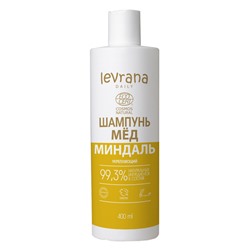 Шампунь "Мёд и миндаль" для роста волос, активизирующий Levrana, 400 мл