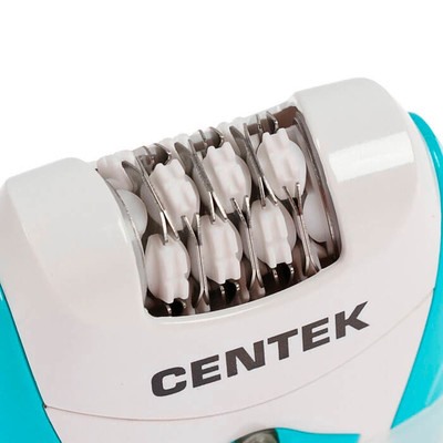 Эпилятор Centek CT-2190 (синий+белый)  10Вт, 2 скорости, до 30 мин. без подзарядки, LED