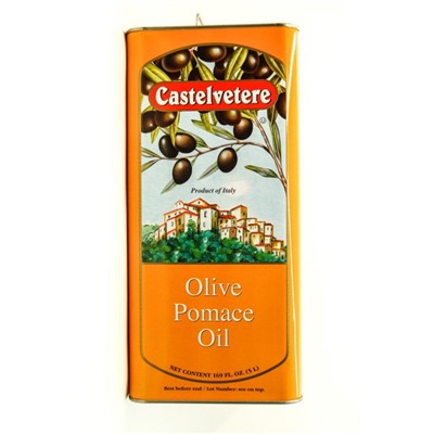 Масло оливковое рафинированное POMACE OLIVE OIL CASTELVETERE 5 л (Италия)
