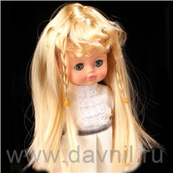 Парик для кукол «Косы» блонд Р02