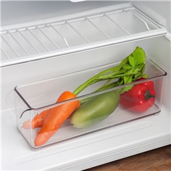 Контейнер для холодильника Mannaz, 32,9×9,6×10,2 см, цвет прозрачный