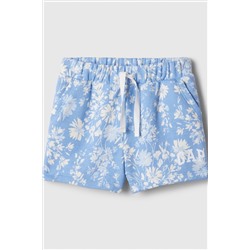 Gap Floral Print Pull On Logo Baby Jogger Shorts (Newborn-5yrs)