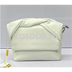 053-2 white сумка Wifeore натуральная кожа 13х19х7