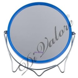 Зеркало настольное круглое, СИНЕЕ Д14,5см (114-022) (Китай)
