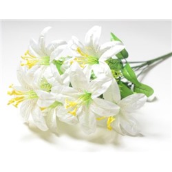 Искусственные цветы, Ветка в букете лилия 7 голов (1010237)