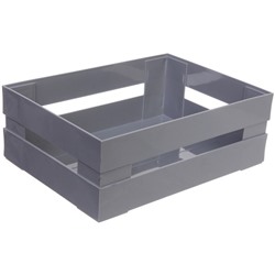 Ящик - органайзер универсальный для хранения складной "ДЭСПО", цвет пудрово серый, 30.5*22.5*11.5см