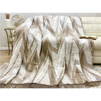 Плед cotton Rajtex 200*220 Круиз бежевый 21117b