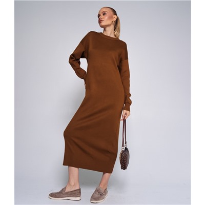 Платье #КТ829 (1), коричневый