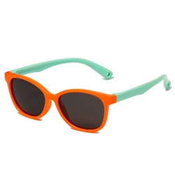IQ10011 - Детские солнцезащитные очки ICONIQ Kids S5003 С11 оранжевый-мятный
