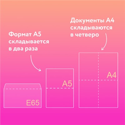 Конверты Е65 (110х220 мм), клей, 80 г/м2, КОМПЛЕКТ 50 шт., клапан автомат, 206.50