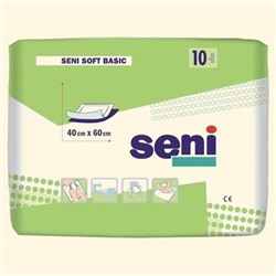 Гигиенические пеленки Seni Soft Basic 40*60 10 шт.