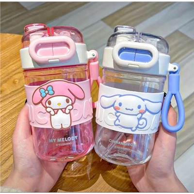 Бутылка для воды с аниме-изображением объемом 580 мл. 20.05