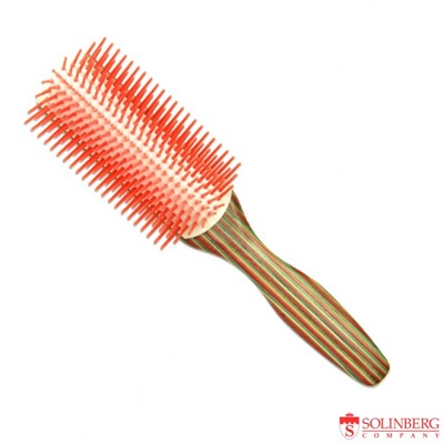 Щетка массажная Salon Professional 1168Z "Color Stripes"