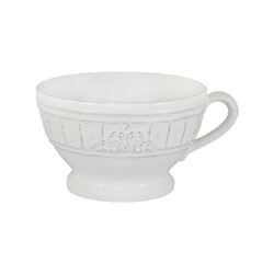 Чашка для завтрака, суповая чашка Venice белая Matceramica MC-F488400005D0053 0.5л Керамика