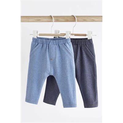 Denim Blue Baby Jeggings 2 Pack