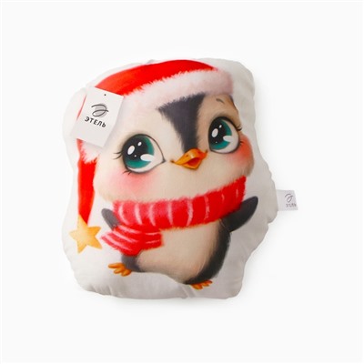 Подушка Этель "Happy penguin" 30х35 см, 100 п/э, велюр