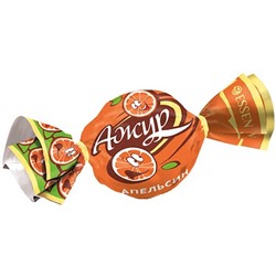 Конфеты Ажур-Апельсин глазированные, Эссен Продакшн, пакет, 1 кг х 4 шт.