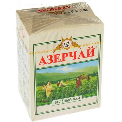 АКЦИЯ Azercay Tea 100 гр Лист Зеленый  карт/уп 1/30