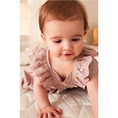 Mink Pink Baby Broderie Dress (0mths-2yrs)