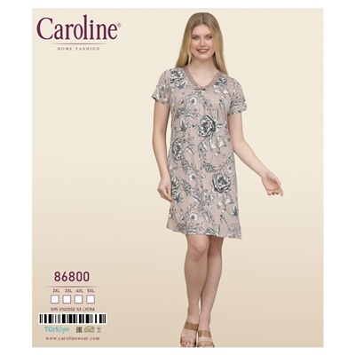 Caroline 86800 ночная рубашка 2XL, 3XL, 4XL, 5XL