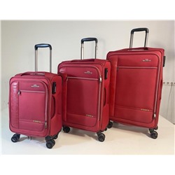 Комплект из 3-х чемоданов  MIRONPAN    50121 Бордовый