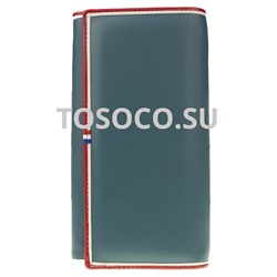 g-1001-8 blue кошелек натуральная кожа и экокожа 9х19х2