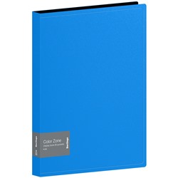 Папка с 80 вкладышами Berlingo "Color Zone" А4, 30мм, 1000мкм, синяя