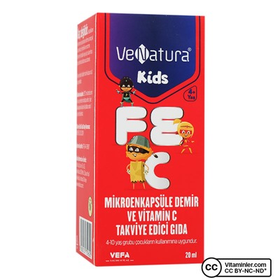 Venatura Kids Микрокапсулированное железо и витамин С 20 мл