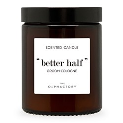 Свеча ароматическая The Olphactory, Better Half, Groom Cologne, 30 ч