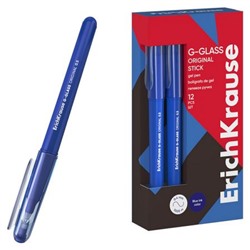 Ручка гелевая G-Glass Stick Original 0.5мм синяя 61301 ErichKrause