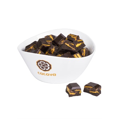 Тёмный шоколад "Манго в кубе", 70 % какао (с кусочками манго), в наличии с 30 мая 2024 г.