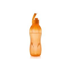 Эко-бутылка 750 мл с клапаном оранжевая
