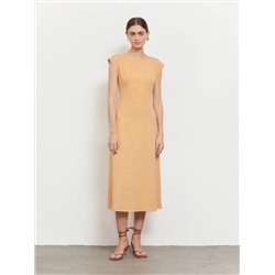 Платье приталенного кроя  цвет: Желтый PL1356/lolik | купить в интернет-магазине женской одежды EMKA