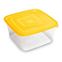 Контейнер пластиковый пищевой "Унико" 2,1л квадратный С211