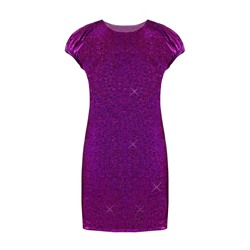 Пурпурное нарядное платье для девочки 76323-ДН17