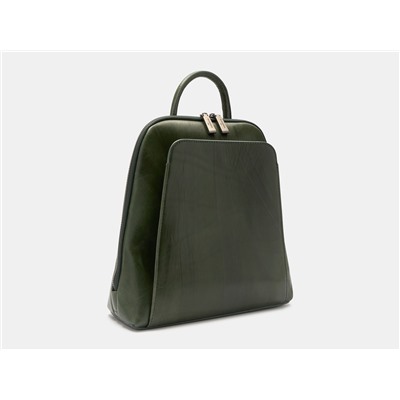 Зелёный кожаный рюкзак из натуральной кожи «R0023 Green»